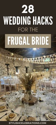 wedding hacks for the frugal bride