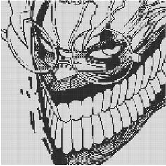 an image of the joker face in black and white