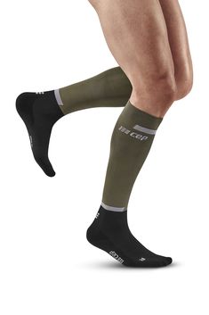 PRICES MAY VARY. RUNNING COMPRESSION SOCKS FOR MEN: Compression running socks for men provide a comfortable and functional fit for athletes looking to enhance performance and reduce swelling, fatigue, and cramping. Great for everyday wear. PREMIUM MATERIALS: These men's compression socks use moisture-wicking materials to guarantee ultimate comfort when running, hiking, cycling, basketball, or traveling. These CEP calf socks are treated with silver to reduce unpleasant odors. COMFORTABLE FIT: Ope Functional Sports Socks, Functional Compression Sports Socks, Durable Sporty Socks For Sports, Sporty Durable Socks For Sports, Functional Breathable Knee-high Socks, Sports Compression Socks, Tall Socks, Prevent Blisters, Reduce Swelling