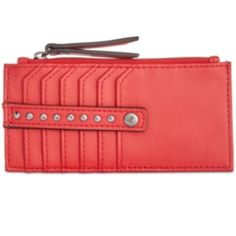 Inc New International Concepts Salsa Red Credit Card Id Organizer Change Purse. Inc New International Concepts Salsa Red Credit Card Id Organizer Change Purse. Condition Is "New With Tag Thank You For Shopping With Us, And We Hope To See You Again Soon! All Purchases Come With Free Gift. You Will Also Be Helping Rescue Animals. Red Rectangular Card Holder With Zipper Closure, Red Rectangular Card Holder With Zipper, Trendy Red Wallets With Interior Card Slots, Trendy Red Wallet With Card Slots, Casual Red Travel Wallet, Rescue Animals, Card Id, Red Card, See You Again