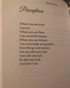 an open book with writing on it that says, preperation where you see scars