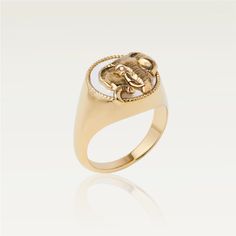 Our Elephant Ring from the Elephant Collection is crafted from 14K Gold Vermeil with a White Jasper Gemstone inlay and diamonds for the eyes. The Elephant symbolizes wisdom, strength and compassion and White Jasper brings joy, alleviates stress and promotes tranquility. Designed in our New York City workshop, the Elephant Ring is bold, elegant, durable and made for daily use. ____ Material: 14K Gold, Sterling Silver, Diamonds & White Jasper GemstoneDimensions: 15mm Flat FaceStyle: Unisex Luxury Gemstone Signet Ring Open Design, Luxury Open Signet Ring With Gemstone, Luxury Yellow Gold Intaglio Rings, Luxury White Engraved Ring With Polished Finish, Luxury White Gold Signet Ring With Intaglio, Heirloom White Signet Ring With Polished Finish, Luxury White Signet Ring For Formal Occasions, White Oval Luxury Signet Ring, Luxury White Engraved Ring As A Gift