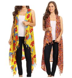 This poncho/ cardigan / top is the perfect accessory to wear over  solid garments, pair it with leather sandals for an effortless look!#cardigan #look #poncho Casual Summer Patterned Outerwear, Summer Multicolor Floral Print Cardigan, Multicolor Cotton Outerwear For Summer, Multicolor Open Front Outerwear For Summer, Multicolor Floral Print Cardigan For The Beach, Summer Printed Patterned Outerwear, Summer Patterned Printed Outerwear, Multicolor Floral Print Outerwear For Festival, Colorful Casual Summer Outerwear