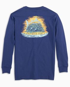 Kids Skipjack Island Long Sleeve T-Shirt Long Sleeve Kids, Kids Discover, Clothes For Men, Kid Tees