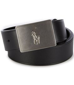 From Polo Ralph Lauren&#x2C; this belt features:single-prong metal bucklesingle metal keeperslightly pointed tipsignature Pony debossed at the tip1.5" wideleather Imported.Suggested belt size: Take your existing pants size and add two inches.E.g. if your pants size is 32&#x2C; purchase a size 34. Black Belt With Metal Logo, Formal Black Belt With Metal Logo, Classic Black Belt With Metal Logo, Business Leather Belt Buckles With Metal Logo, Leather Belt Buckles With Metal Logo For Business, Designer Silver Belt With Buckle Closure, Leather Business Belt With Metal Logo, Elegant Silver Belt With Metal Logo, Silver Leather Belts For Business