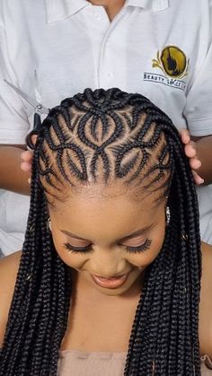 BEAUTY SPACE on Instagram: "Hair and Makeup @beautyspaceke 📍Applewood Adams- Ngong Road 0113 173 771 📍Jewel Complex next to TRM 0718 022 002 📍Nextgen Mall along Mombasa Road 0705 347 441 #nexthairstyle #newhairstyles #trendinghairstyles #beautyspaceke" Latest Hairstyles For Ladies, Tail Hairstyles, Kenyan Women, Corn Row, Latest Hair Braids, Lemonade Braids Hairstyles, Beauty Space, Pretty Braids, Braided Hairstyles For Black Women Cornrows