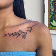 women tattoo ideas Detailed Tattoos, Cowgirl Tattoos, Small Chest Tattoos, Women Tattoos, Flower Tattoo Shoulder, Chest Tattoos For Women