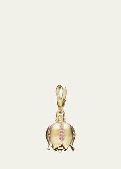 Get free shipping on Paul Morelli 18k Yellow Gold Pink Sapphire Bell Charm at Bergdorf Goodman. Shop the latest luxury fashions from top designers. Gold Jewelry With Pink Sapphire, Luxury Fine Jewelry Charms In Yellow Gold, Luxury Yellow Gold Charms With Removable Features, Luxury Yellow Gold Charms With Removable Details, Luxury Fine Jewelry Yellow Gold Charms, Luxury Yellow Gold Charms With Removable Pieces, Luxury Vintage Charm Yellow Gold Jewelry, Elegant Yellow Gold Logo Charm, Yellow Gold Charms For Gifts, Fine Jewelry