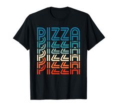 PRICES MAY VARY. Solid colors: 100% Cotton; Heather Grey: 90% Cotton, 10% Polyester; All Other Heathers: 50% Cotton, 50% Polyester Imported Pull On closure Machine Wash This colorful cute funny retro vintage text graphic design is perfect for those who love eating pepperoni or cheese pizza. Also great for those who love New York or Italian style pizza. A perfect gift for food lovers and foodies for the summer, holidays, birthdays, or Christmas. If you love pizza and carbs, this design is for you Graphic Design Text, Pizza Tee, Funny Pizza, Vintage Text, Pizza Funny, Italian Pizza, Boyfriend T Shirt, Comfortable Tops, Vintage Humor