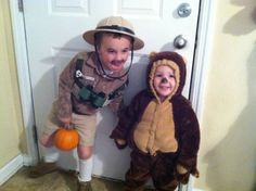 two young boys dressed up in animal costumes