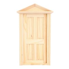 an unfinished wooden door on a white background