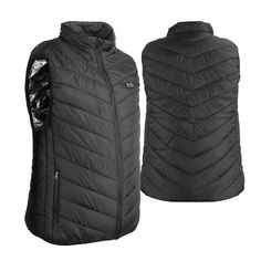 Size: Large Measurements: Shown In Last Photo Material: Waterproof Nylon Fabric/ Mylar Thermal Lining - Unisex - Zip Front - 2 Front Zip Pockets - Inner Zip Battery Pocket - 8 Heated Zones - 3 Temperature Levels - Rapid Warming * Vest Requires A Usb Power Bank To Heat/ Sold Without * 2 Photos Shown (#2 & #3) Are Of My Used Vest, Ordered 2, Only Need 1: Selling Vest Nwt Amazon Jackets, Sleeveless Vest Jacket, Heated Vest, Brown Puffer, Fleece Plaid, Outdoor Vest, Black Puffer Vest, Puffy Vest, Winter Vest