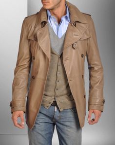 layering is good. very good. Good Men, J Crew Style, Style Japonais, Sharp Dressed Man, Well Dressed Men, Gentleman Style, Stylish Men, Leather Coat