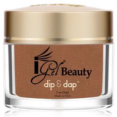 IGel - Dip & Dap Powder 2oz (#DD160 - #DD247) Brand: Igel Type: Dip Powder Size: 2 oz (56g) Country/Region of Manufacture: United States iGel Dip & Dap Powder is a healthier, safer and more time efficient alternative to an acrylic monomer system. It is infused with calcium, vitamins and adds shine to the nails without damaging the nail beds. The dip system produces a natural feel, being stronger than gel application but lighter than acrylic. It is odor and MMA free and also doesn't require the u Dip Polish, Confetti Nails, Band Nails, The Dip, Nail Dip, Gel Art, Gel Tips, Take The Cake, Soak Off Gel