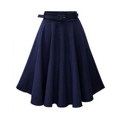 Knee Length Jean Skirts, Midi Jean Skirt, Long Denim Skirt, Midi Flare Skirt, Midi Denim, Full Skirts, Casual Rompers, Vintage Rock, Denim Midi Skirt