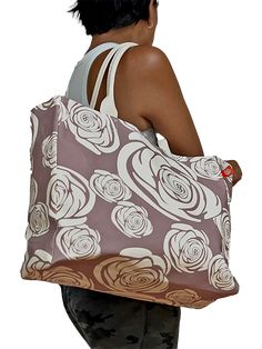 Indulge in the timeless elegance of the Rosa Rugosa, a symbol of love and renewal. Introducing our Rosa Rugosa Tote Bag in the stunning color Antler, a captivating combination of dark pink and Ivory hues. This tote bag measures 16″ × 13.5″ × 6″, making it the perfect accessory for your everyday essentials. The handles are made of Ivory thick cotton webbing with a 10" drop, providing comfort and durability.Crafted from a printed cotton/linen blend (10oz) exterior and lined with Ivory 100% cotton Elegant Large White Bag, Large Elegant Beige Shoulder Bag, Love Symbols, Antlers, Dark Pink, Cotton Linen, Canvas Tote, Linen Blend, Printed Cotton