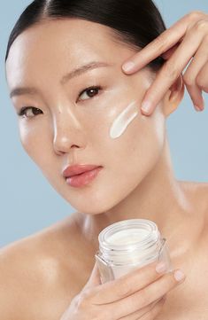 What it is: A bouncy, weightless gel water cream that drenches skin in hydration, refines the look of pores and visibly reduces redness over time.Who it's for: All skin types.What it does: This moisturizer achieves long-lasting hydration and visibly evens texture and tone for a glowing complexion. The gel-like formula delivers up to 100 hours of hydration with every application. Never heavy or greasy, it gives a glass-like, dewy skin finish for flawless makeup. How to use: Apply to face and neck Wedding Skincare, Magic Water, Face Kit, Liquid Highlighter, Textures And Tones, Beauty Kit, Dewy Skin, Glowing Complexion, Eye Contour