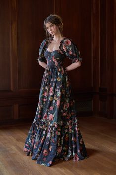 The Nightcap Ritz Gown – Selkie Maxi Dress Designs Ideas, Cute Frocks, Flagstone Floor, Jan Van Huysum, Antique Still Life, Grand Estate, Cotton Gowns, Corset Skirt, Style Guru