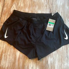 New With Tags Nike Men’s 2in Standard Fit Running Shorts. Size Xl Black Moisture-wicking Activewear For Marathon, Black Moisture-wicking Activewear, Sporty Black Bottoms For Running Errands, Nike Black Athletic Shorts For Running, Grey Nike Pros, Nike Aeroswift, Teal Nikes, Nike Sportswear Mens, Nike Neon