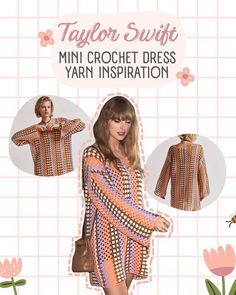 taylor swift mini crochet dress yarn inspiration