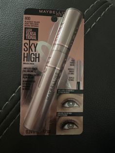 Maybelline Lash Sensational Sky High Mascara #800 Blackest Black Lashes With Mascara, Dr Belongings, Lash Sensational Sky High Mascara, Sky High Mascara, Maybelline Mascara, Lash Sensational, Maybelline Lash Sensational, Blackest Black, Lashes Mascara