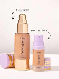 face tape™ foundation | Tarte Cosmetics Shape Tape Concealer, Full Coverage Foundation, Shape Tape, Tarte Cosmetics, Apple Fruit, Iron Oxide, Concealer, Tart, Foundation