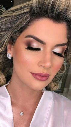 Occasion Makeup Look, Glam Boho Wedding Dress, Makeup Ideas For Brides Wedding Day, Makeup Looks Wedding Bridesmaid, Evening Wedding Makeup For Blue Eyes, Bridal Makeup For Plus Size, Wedding Makeup Outdoor Brides, Formal Makeup For Teal Dress, Special Ocassion Makeup