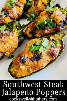 stuffed jalapeno peppers on a plate Stuffed Jalapeno, Southwest Seasoning, Dip Recipes Appetizers, Cheese Corn, Jalapeño Poppers, Jalapeno Recipes, Game Day Snacks, Jalapeno Poppers