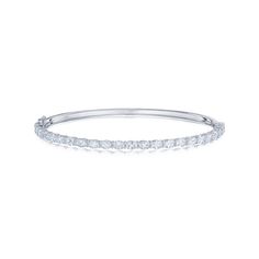 Formal Oval Bangle With Diamond Accents, Oval Bangle With Diamond Accents In Fine Jewelry Style, Classic Oval Bangle With Diamond Accents, Oval Bangle With Single Cut Diamonds, Oval Diamond Bangle With Single Cut Diamonds, Classic Diamond Cut Bangle In Diamond White, Classic Diamond White Bangle With Diamond Cut, Elegant Oval Bangle With Single Cut Diamonds, Classic Diamond Cut White Bangle