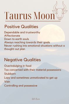 the taurus moon is an important sign for zodiacs to know what they are