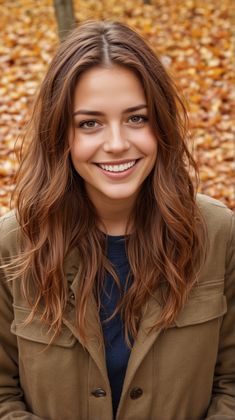 22 Top Fall Hair Colors for 2024: Trend Shades and Ideas for Hair Coloring in the Autumn Hair Dye For Medium Skin Tone, Tawny Brown Hair, Kate Mara Hair, Warm Autumn Color Palette Hair, Golden Honey Hair, Autumn Palette Hair Color, Chestnut Auburn Hair, Light Chestnut Hair, Fair Skin Brunette Hair