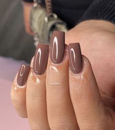 Brown Nail Acrylic, Brown Nails On Brown Skin, Nails Ideas Brown, Acrylic Brown Nails, Nails Acrylic Brown, Nail Design Brown, Brown Nails Acrylic, Brown Nails Ideas, Nails On Brown Skin