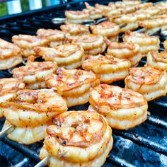 Lemon and Spice Grilled Shrimp. | Marinade for the WIN! Grilled Shrimp Marinade, Lemon Press, Shrimp Marinade, Bbq Pork Ribs, Bbq Shrimp, Grilled Shrimp Recipes, Shrimp Skewers, Pork Rib Recipes, Shrimp Dishes