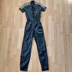 ADIDAS - Vintage Retro Cool High-Waist, Ankle Jumpsuit Wind-Breaker Sz XS (0164) | eBay Adidas Jumpsuit, Retro Jumpsuit, Classic Corvette, Vintage Jumpsuit, Adidas Vintage, Kim Possible, Activewear Brands, Year 3, Arabian Nights