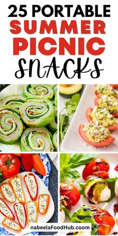 25 portable summer picnic snacks that are easy to make and great for the whole family