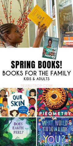 Spring Books for Kids and Adults | PeanutPop This seasonal list is sprinkled with new releases, comedy, magic, a nod to Earth Day, an opportunity to spring clean your finances and make pies fit to display at the museum. I hope you find something the family will enjoy. Happy Spring! Brain Development Children, Child Development Activities, Development Milestones, Kids Wedding Activities, Seasonal Activities, Free Activities For Kids, Spring Books, Parenting Resources