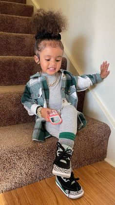 Fashion Baby Girl, Black Kids Fashion, Kids Fashion Swag, Outfits Stylish, Stylish Kids Outfits, Fashion Baby Girl Outfits