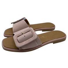 Seychelles Manhattan Slide Sandals Brand New Without Box. Suede Uppers Slide Large Buckle Detail Chic Blush Leather Sandals, Blush Leather Sandals For Summer, Seychelles Shoes, Sandals Brands, Pink Suede, Womens Casual, Seychelles, Slide Sandals, Women's Shoes Sandals