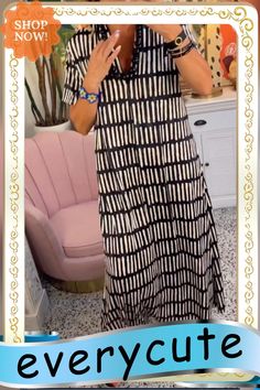 Modern Short Sleeve V-neck Maxi Dress In Style, The Day, Shop Now, Maxi Dress, V Neck, The World