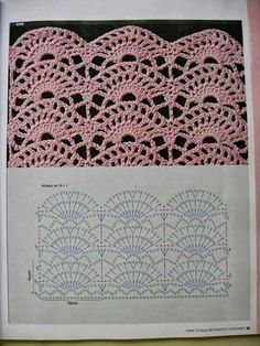 an old book with crocheted doily on it