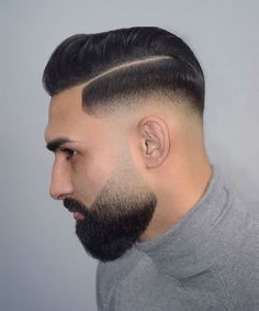 Hair Pieces For Men, Fade Hairstyle, Beard Shapes, Human Hair Pieces, Mens Toupee, Beard Fade, Hair Replacement Systems, Cool Mens Haircuts