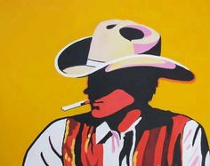 Western Art Cowboy Hat,OIL PAINTING Handpainted CANVAS Home Decor Wall Pop Art | eBay Western Pop Art, Canvas Wall Art Abstract, Oil Painting Modern, Large Canvas Painting, Western Paintings, Modern Oil Painting, Cowboy Art, Southwest Art, Abstract Oil Painting