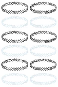 PRICES MAY VARY. TRENDY ESSENTIALS: Vintage Henna Tattoo Chokers - 90s Fashion Jewelry Accessories You Need. Stretchy Elastic Necklace Fits Perfectly with Classic Black Dress, Gothic Jewelry 2000s Style, Rock Concert, Beach Essentials, Halloween or Christmas Party. COOL STYLE EASY FIT: No Clasp Means No Limits, Slip On Choker and Let It Perfectly Conform to Your Neck. Stretchy Plastic Stretches Up to 18 Inches (45cm) for Comfortable Wear for All. Stretch Pendant Necklace - Perfect Pack Accessory Accessories 2000s, School 2000s, Jewelry 2000s, Elastic Necklace, Trendy Essentials, 2000s Jewelry, 90s Choker, Tattoo Choker Necklace, 90s Accessories