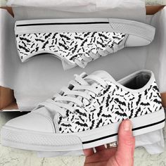 Custom Bat Print Canvas Shoes For Women, Men, And Kids - Low Top Sneakers With Cute Bat Pattern 003 Elephant Motif, Baby Elephants, Save The Elephants, Mens Walking Shoes, Low Top Shoes, Shoes Canvas, Fashion White, Buy Shoes Online, Unique Shoes