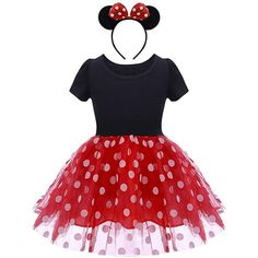 Girls Mouse Costume Polka Dot Princess Tutu Dress with Headband! More kind Halloween style welcome to choose in Kawell Shop: http://www.walmart.com/c/brand/kawell costume Similar item to consider: ??Best Seller $15.99 Elsa Dress ??Best Seller $17.99 Encanto Mirabel Dress ??Best Seller $18.99 Belle Dress Rich Accessories: ??Clearance$12.99 Minnie Mouse Headband ?? $25.99 Princess Long Cloak ?? $12.99 Princess Wig ?? $13.99 Crowns, Necklaces, Wands, Gloves and Earrings Some of Family Costume: ?? $ Minnie Costume, Tutu En Tulle, Girls Polka Dot Dress, Costume Tutu, Dinosaur Dress, Gonna In Tulle, Tulle Tutu Dress, Costumes Dresses, Mouse Costume