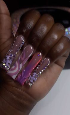 Square Square Acrylic Nails, Med Square Acrylic Nails, Acrylic Nails Ideas Square Long, Simple Nail Designs 2024 Trends, Medium Square Nails, Nails Acrylic Long, Medium Length Nails, Nails Inspired, Cute Short Nails