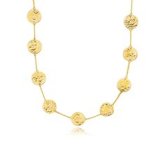 The hammered surface of this beautifully crafted 14K gold disc 46 station necklace provides texture and shine. Perfect for layering, this dramatic necklace is an incredible 38" in length. Dramatic Necklace, Rose Gold Initial, Art Glass Jewelry, Boho Beads, Jewelry For Mom, Beads Art, Detailed Necklace, Length Necklace, Gold Disc