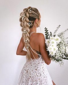 Acotar Fanfic, Sun Fashion, Formal Hairstyles For Long Hair, Black Cake, Wedding Braids, Hair Mistakes, Bridal Hair Inspiration, Hair Gray