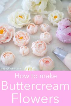 how to make buttercream flowers