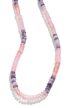 Colorful moonstones give vibrant personality to a beaded necklace that's endlessly stackable. 18" length; 3" extender Moonstone/goldtone plate Imported Vibrant Personality, Moonstone Beads, Fabric Gift Bags, Keep Jewelry, Fabric Gifts, Nordstrom Store, Free Fabric, Moon Stone, Gift Bag